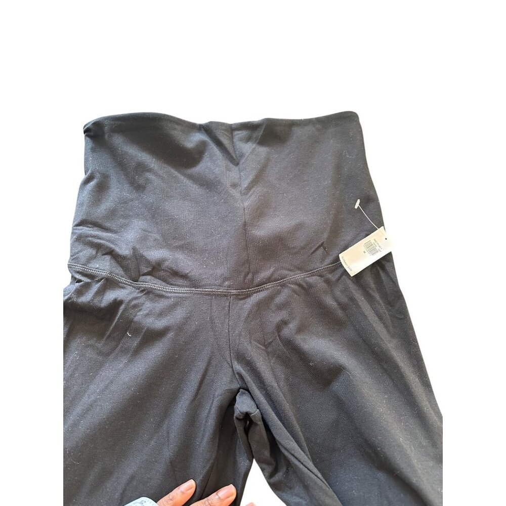 Old Navy Active Go-Dry Black Leggings M Tummy Control High Rise